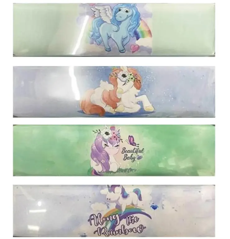 Пенал Unicorn, 20x6.2x4.5 см, PVC, 1PM-PM801 (в ассортименте) - фото 2