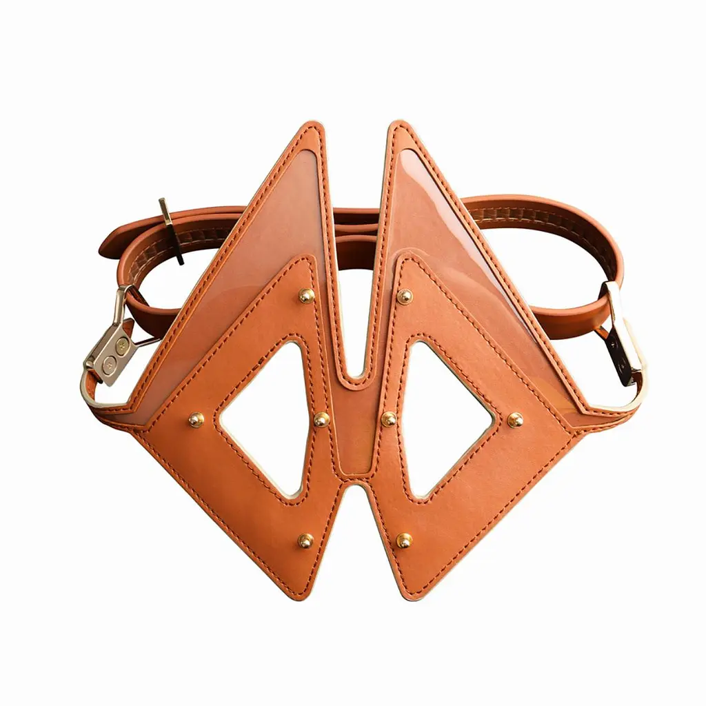 Маска на очі Lockink Vixen Blindfold коричневий - фото 3