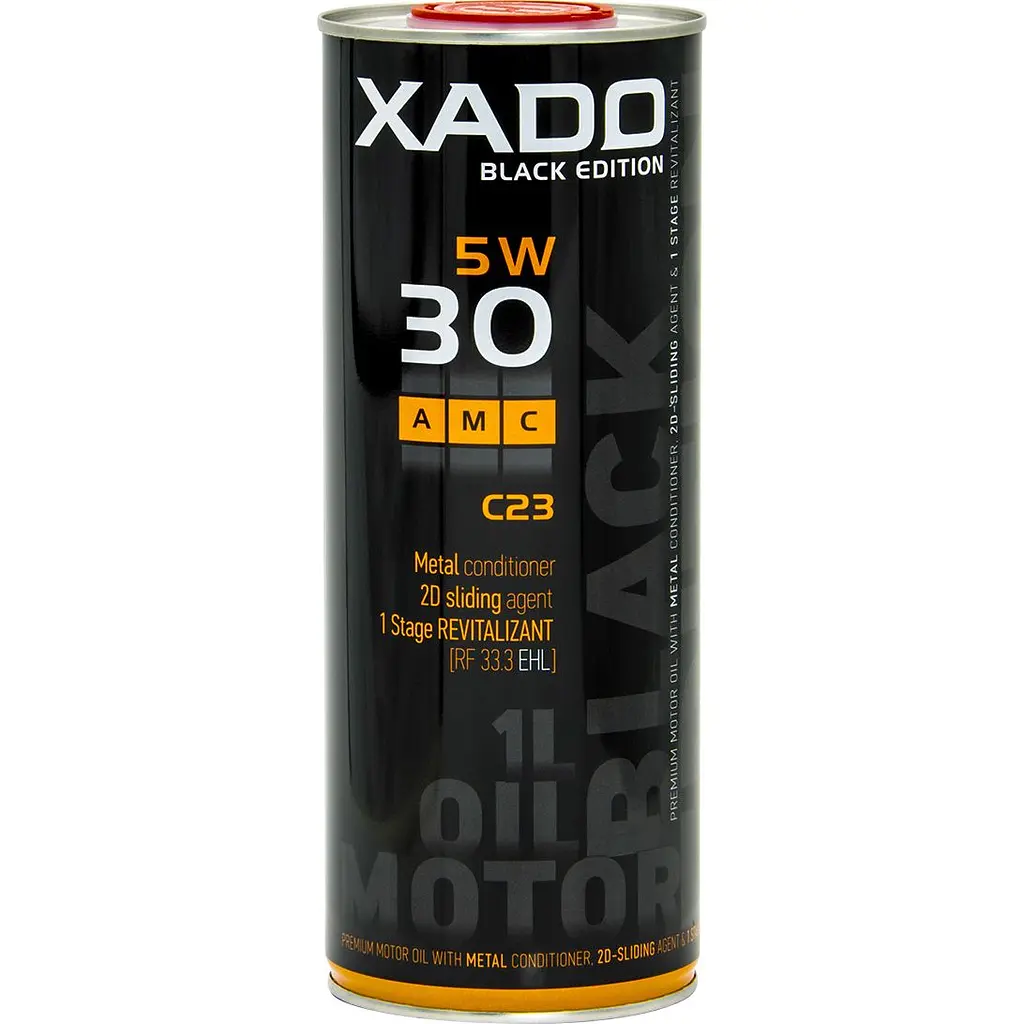 Моторное масло XADO 5W-30 C23 AMC Black Edition синтетическое 1 л - фото 1