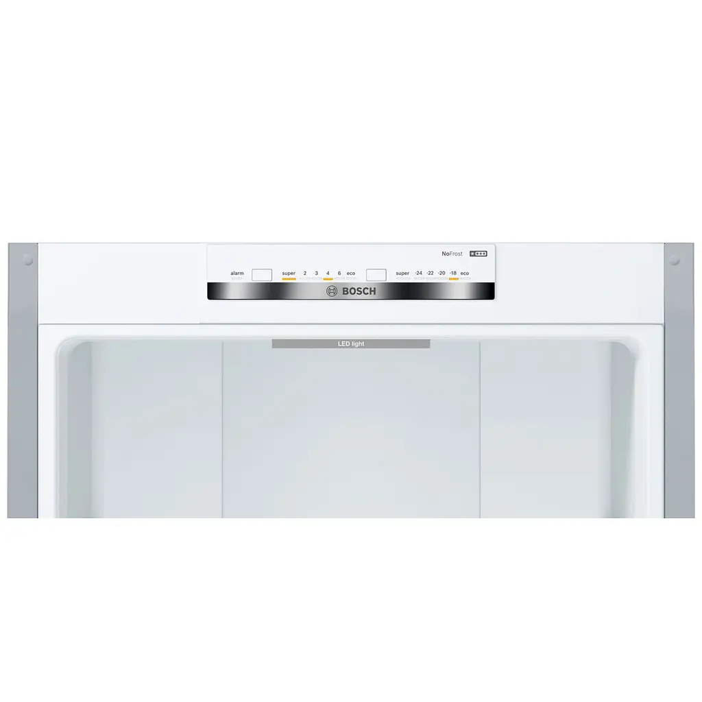 Холодильник з нижньою морозильною камерою Bosch KGN39VL316 нержавіюча сталь (KGN39VL316) - фото 3