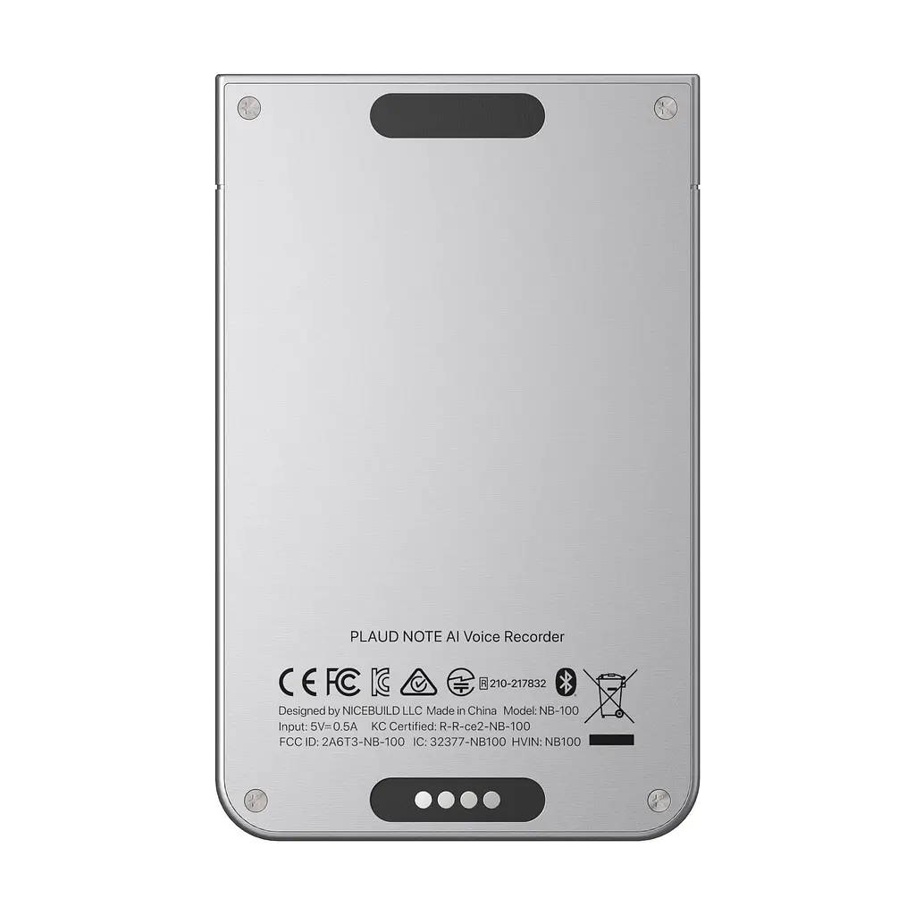 Диктофон Plaud AI Note Silver (NB-100-SI) - фото 2