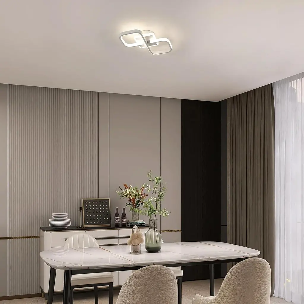 Світлодіодний стельовий світильник Comely Dimmable Square 40 Вт 40 см - фото 2