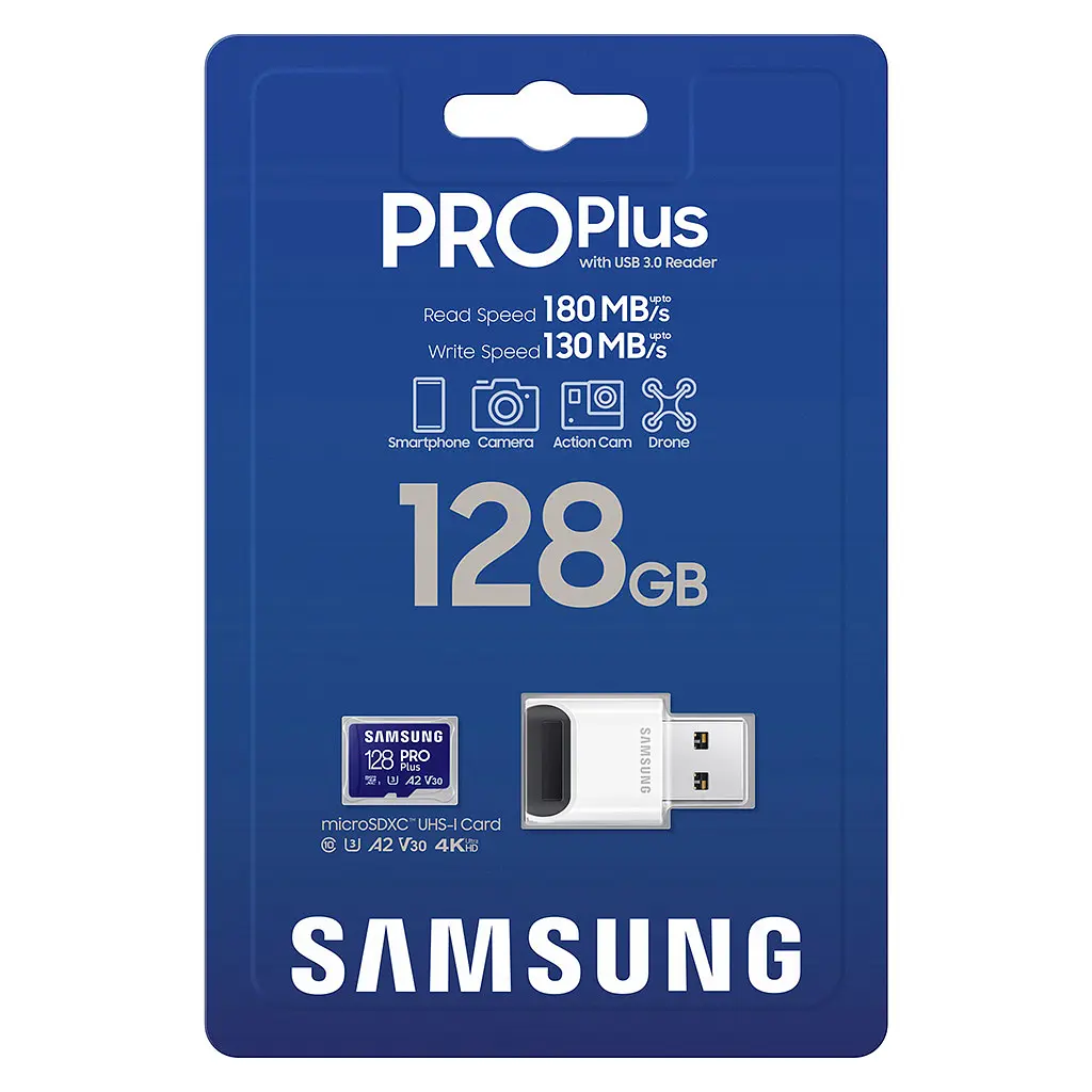 Карта памяти Samsung 512GB microSDXC class 10 UHS-I U3 V30 Pro Plus (MB-MD512SB/WW) - фото 3