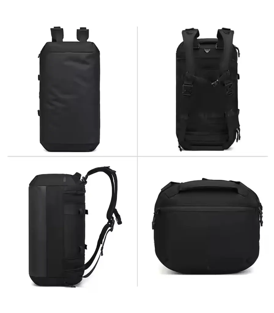 Сумка дорожня Ozuko 9747 величезний спортивний туристичний рюкзак речовий 76л Black (19363) - фото 3