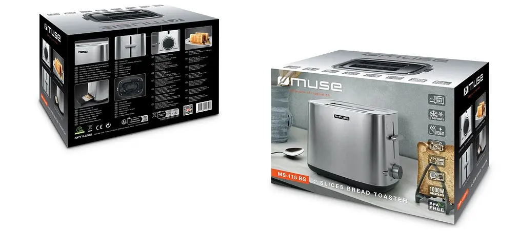 Тостер Muse MS-115 BS - фото 3