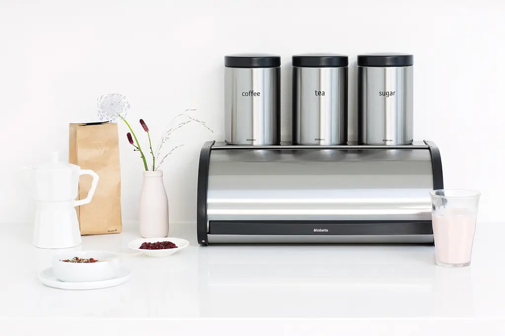 Хлібниця металева Brabantia Roll Top Bread Bin 44.5x26.2х17.3 см срібляста (299445) - фото 4