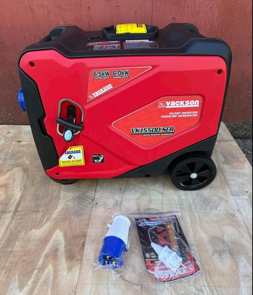 Інверторний бензиновий Генератор-Чемодан Vackson VK15500iSER (6.0/6.5 кВт) + Електростатер +Ручка - фото 2