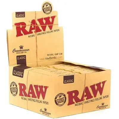 Бумага для самокруток Raw Connoisseur King Size Slim + Tips - фото 3