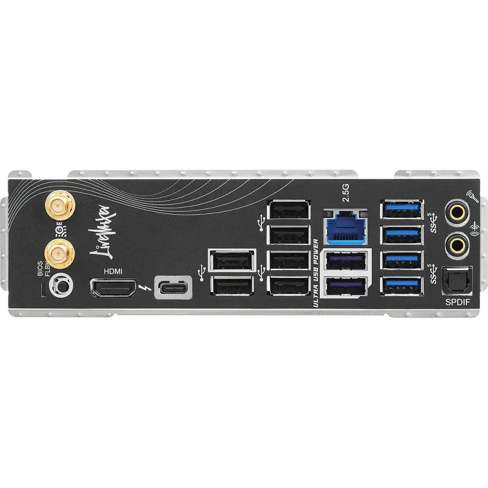 Материнська плата AsRock B860 LiveMixer WiFi (1851/B860, 4xDDR5, 2xPCIex16, HDMI/TB4, 4xSATA, 3xM.2, 2.5Glan, 7.1ch, A) - фото 4