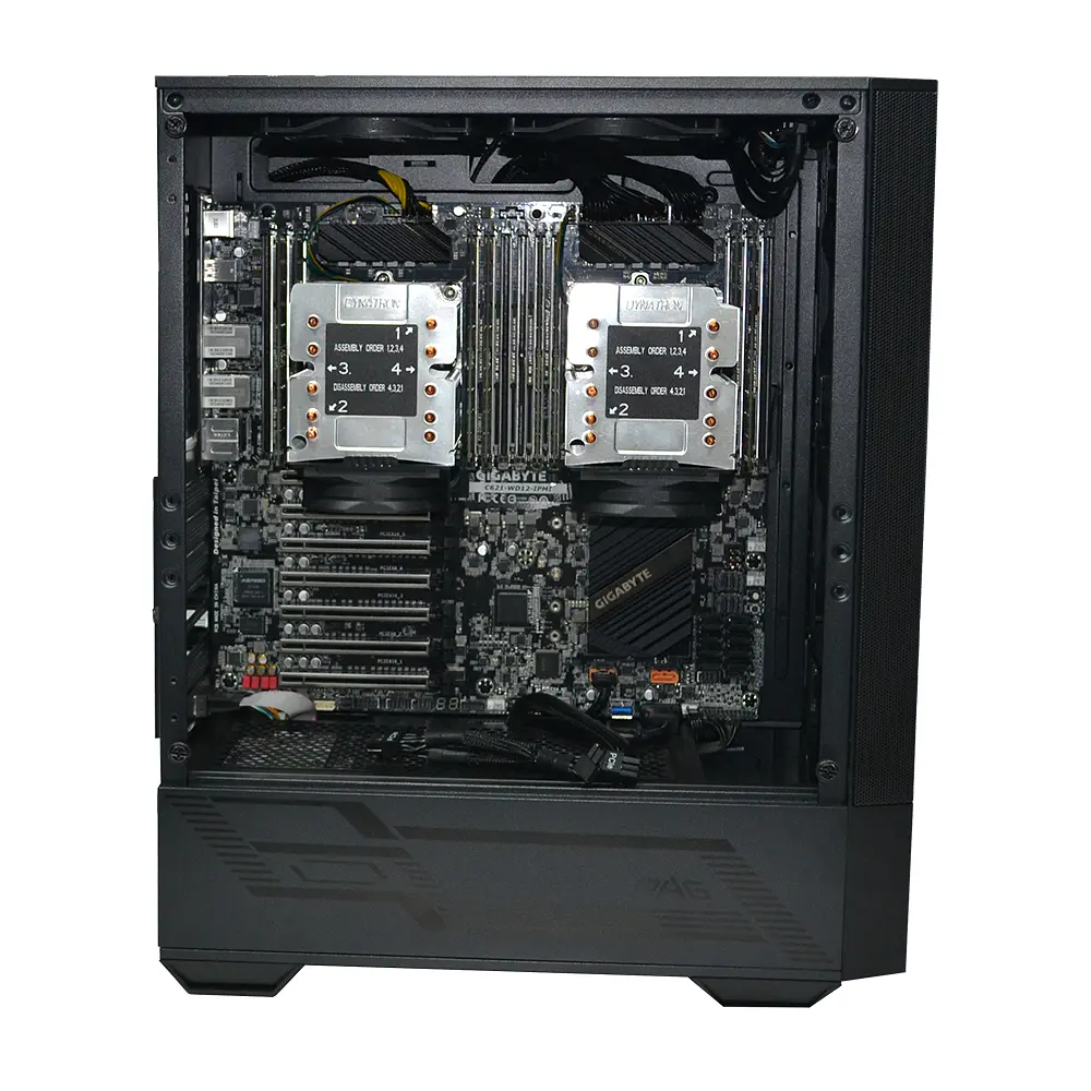 Сервер двопроцесорний Tower Power Up #98 Intel Xeon Platinum 8260 x2/64 GB/SSD 1 Tb х 2 - фото 2