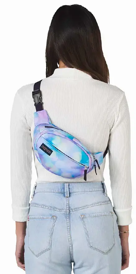 Жіноча сумка на пояс бананка Jansport Різнокольорова - фото 3
