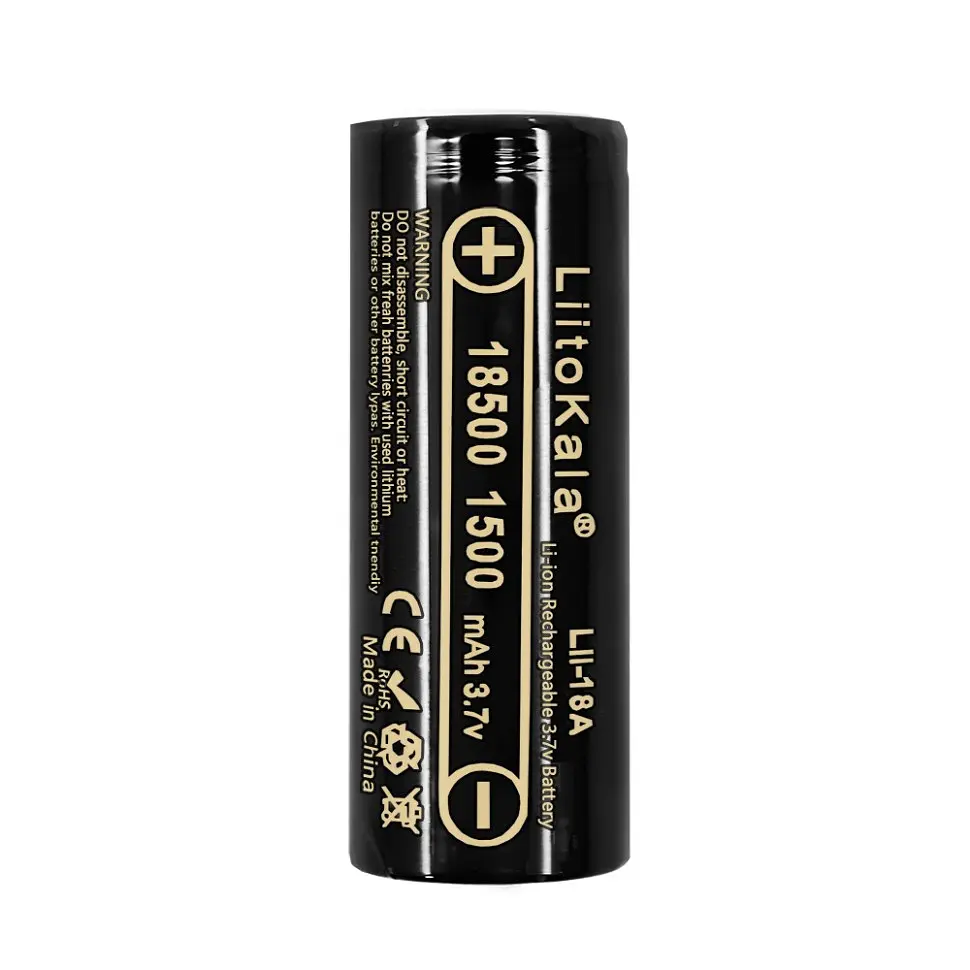 Акумулятор LiitoKala Lii-18A 18500 1500mah battery - фото 2