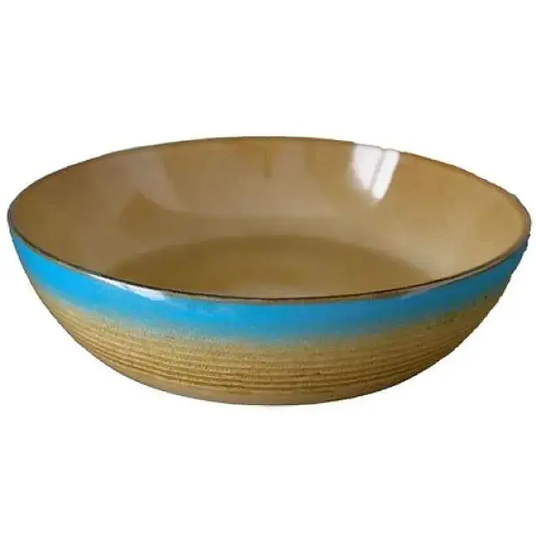 Тарілка LOS`K супова 19,5см Helen Blue Brown