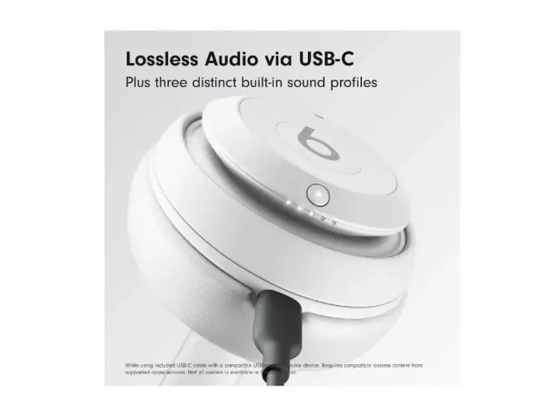Навушники з мікрофоном Beats by Dr. Dre Studio Pro Matte White (MC2P4) - фото 3