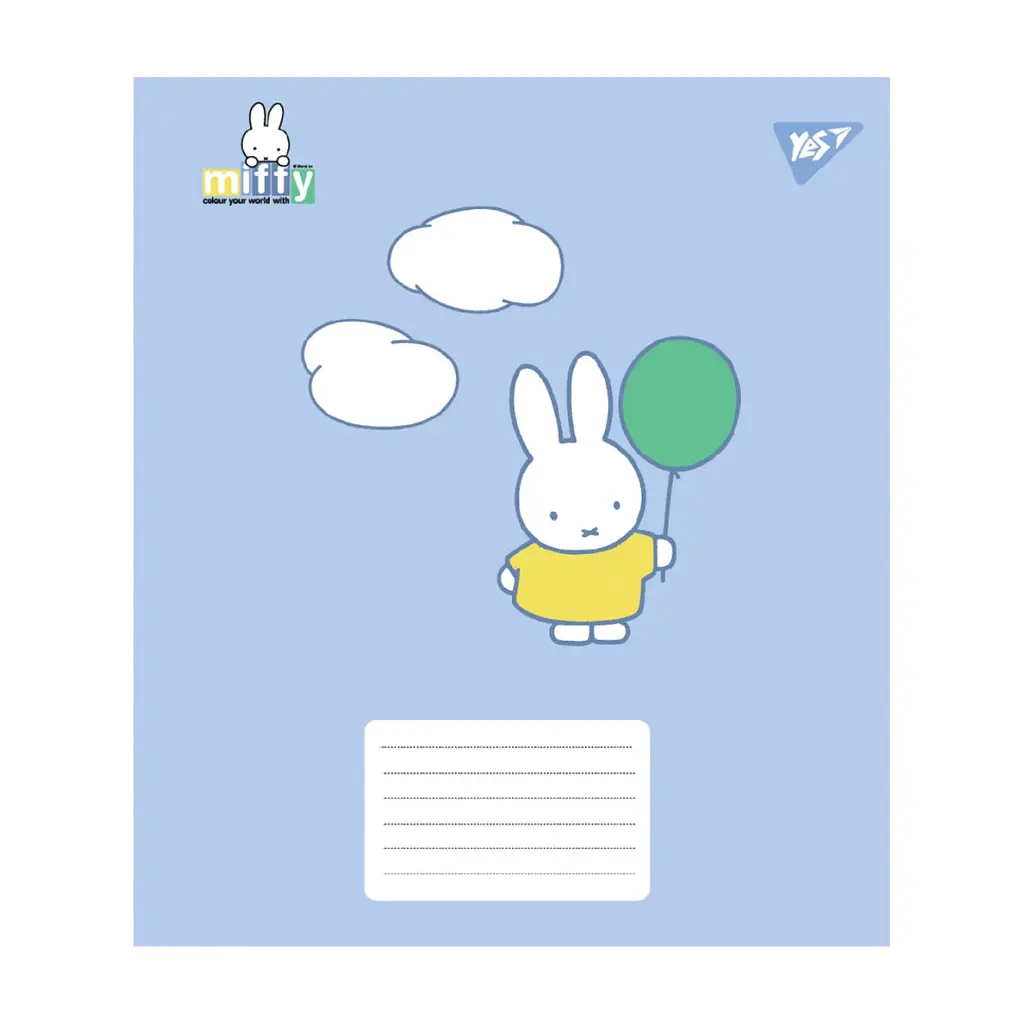 Зошит Yes Miffy Playfull А5 18 аркушів лінія (767635), в асортименті - фото 6