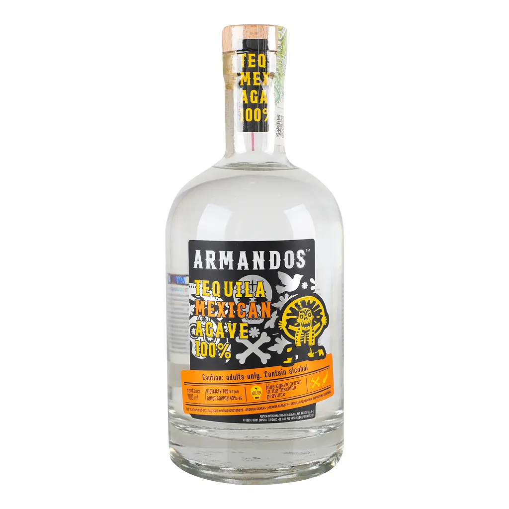 Текила Armandos Silver 43% 0.7 л в коробке - фото 2