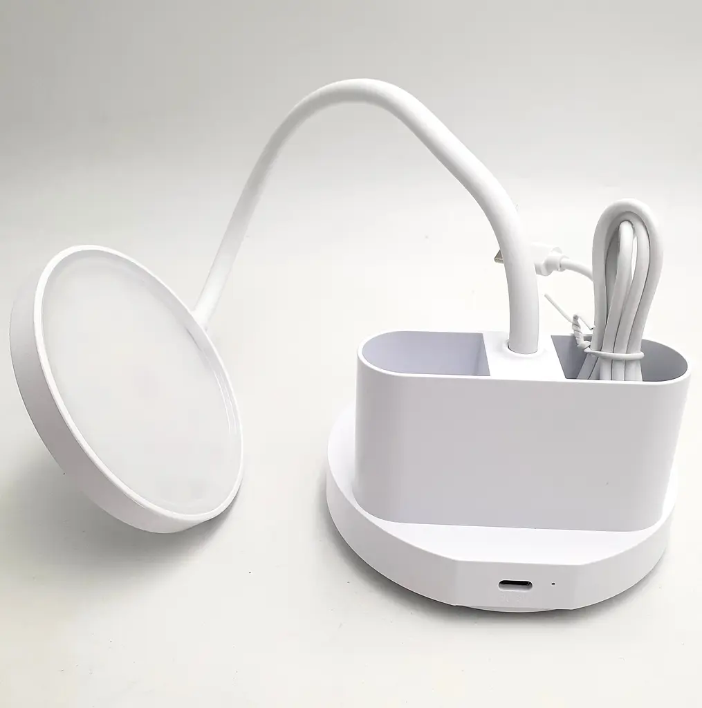 Настільна LED-лампа 40 см сенсорна світлодіодна 6 W акумуляторна (знімний 18650 1200 mAh) 2700–6000 K TITANUM 011 W - фото 8