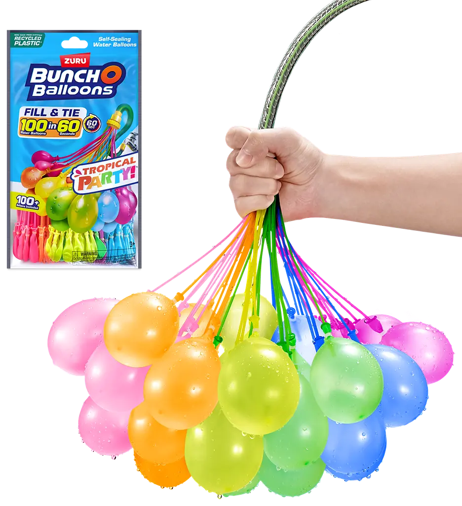 Ігровий набір Водні кульки Тропік 100 шт. Bunch O Balloons det0018740 - фото 7