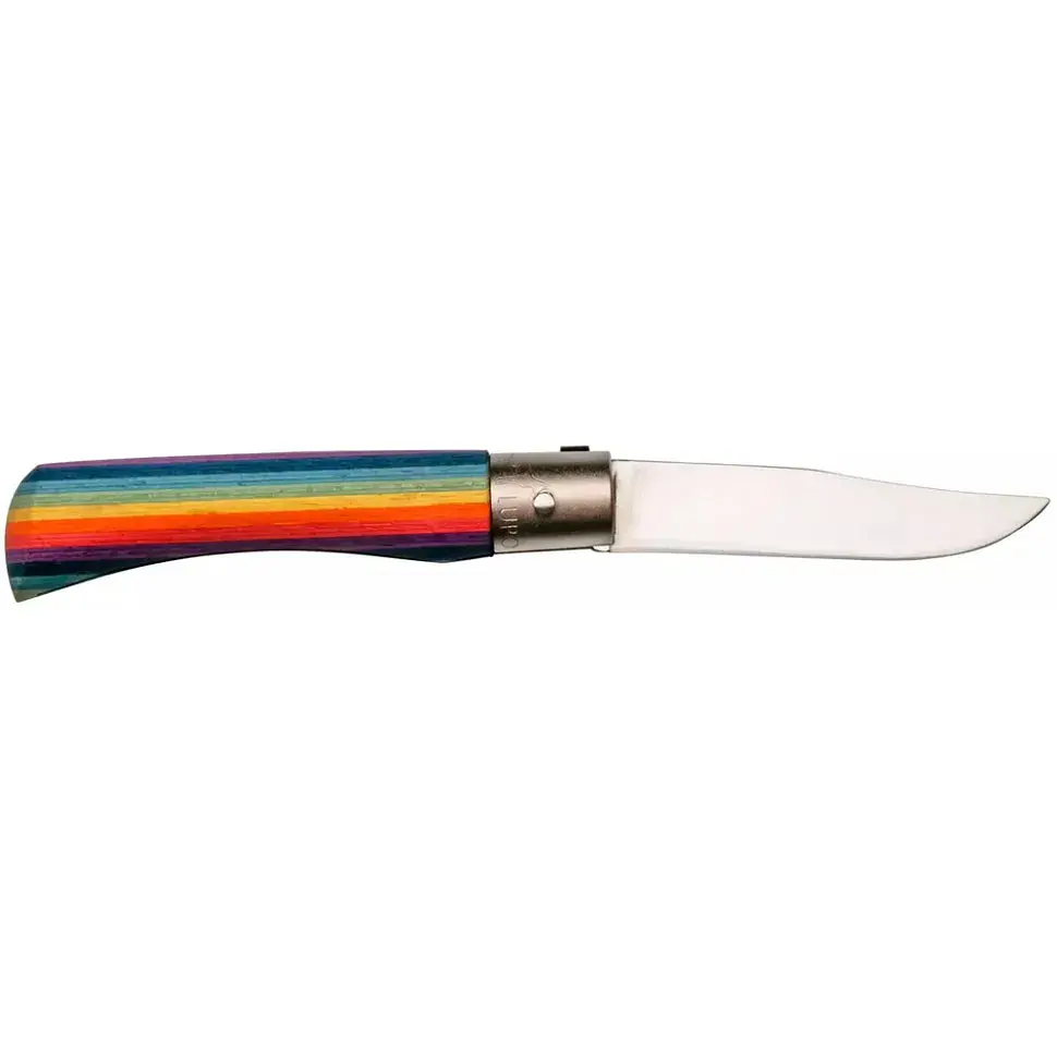 Ніж Old Bear Rainbow S, 420 steel, wood handle,, rainbow - фото 2