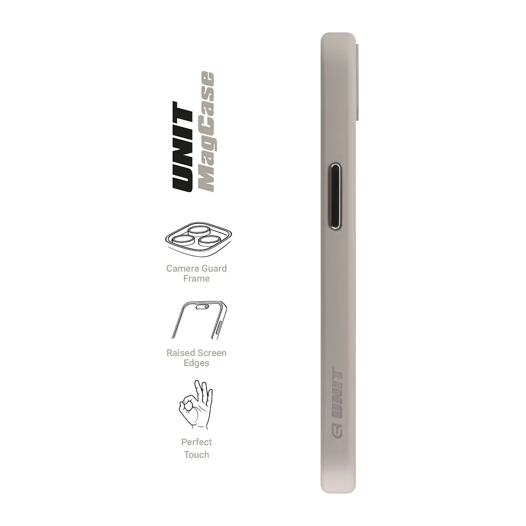 Чехол для Apple iPhone 16e/17e, Unit MagSafe, серый, прозрачный, магсейф, противоударный, магнитный, панель-накладка с поддержкой MagSafe, с поддержкой беспроводной зарядки, TPU+PC, защита всего корпуса, ударостойкий, ArmorStandart (ARM83876) - фото 3