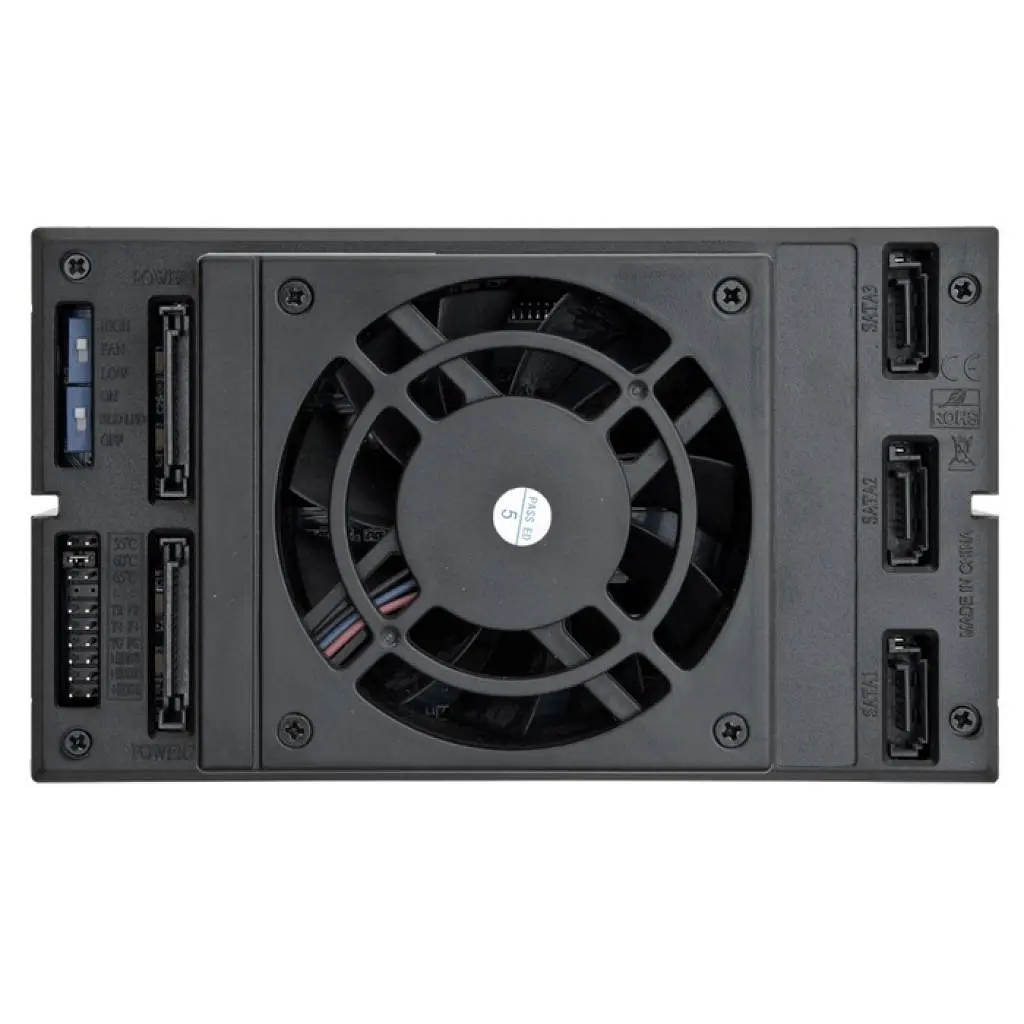 Бекплейн Chieftec 2x5.25"/3x3.5" Hot-Swap Aluminium (CBP-2131SAS) - фото 2