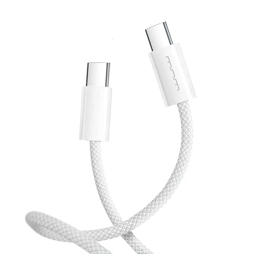 Кабель WUW-X200 Type-C to Type-C PD 60W білий - фото 3