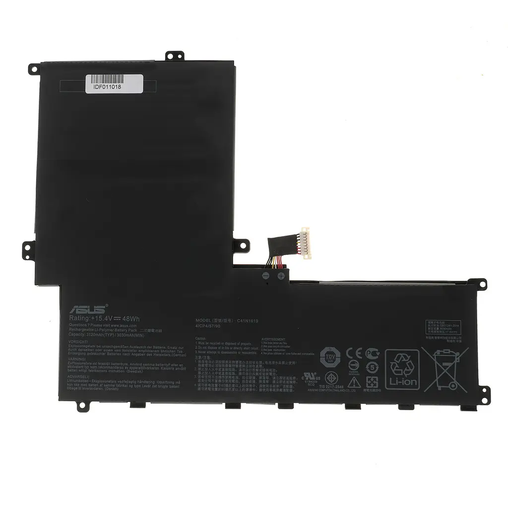 Батарея для ноутбука Asus C41N1619 (PRO B9440UA series) 15.4V 3030/3120mAh 48Wh Чорний - фото 2