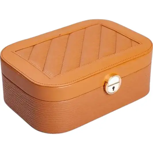 Скринька-органайзер для прикрас Yiwu із замком 26х18х9.5 см теракот HP-5-1BR - фото 6