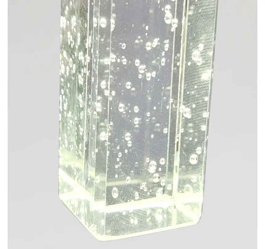 Поодинокий золотий LED підвіс зі склом та бульбашками Artlight B2317/1 для кухні та бару - фото 6