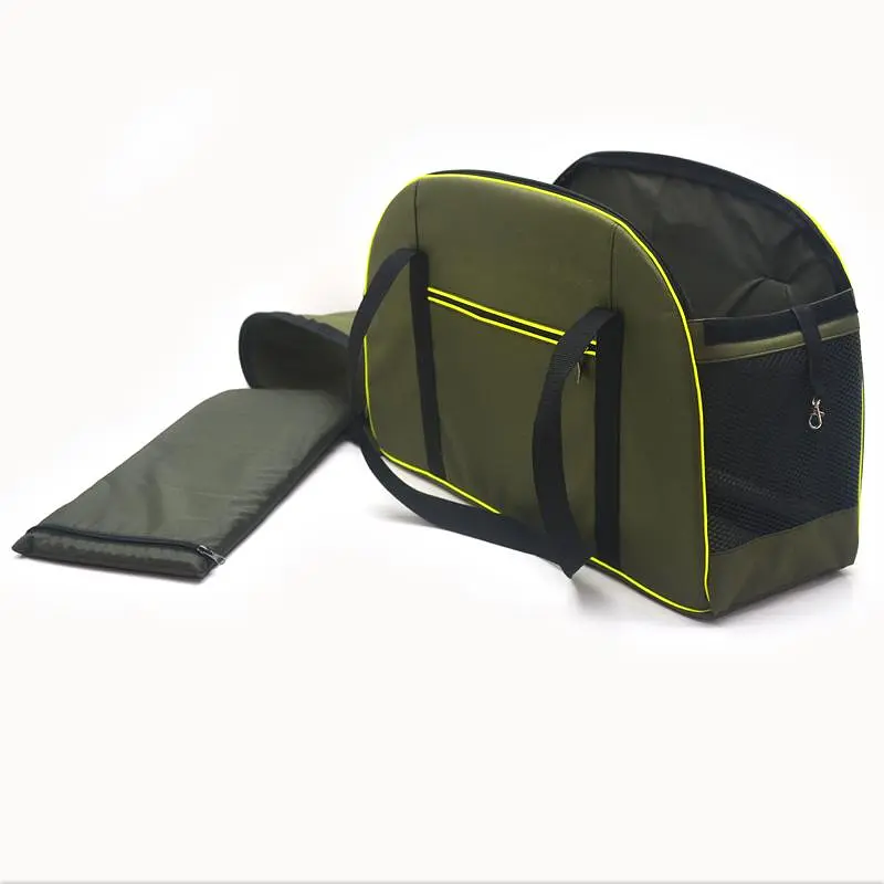 Сумка переноска для собак и кошек Шик хаки №1 180х500х315 мм - фото 4