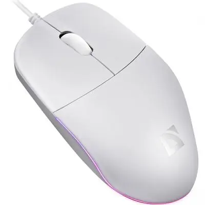 Комп'ютерна мишка Defender Azora MB-241 LED USB White (52242) - фото 2