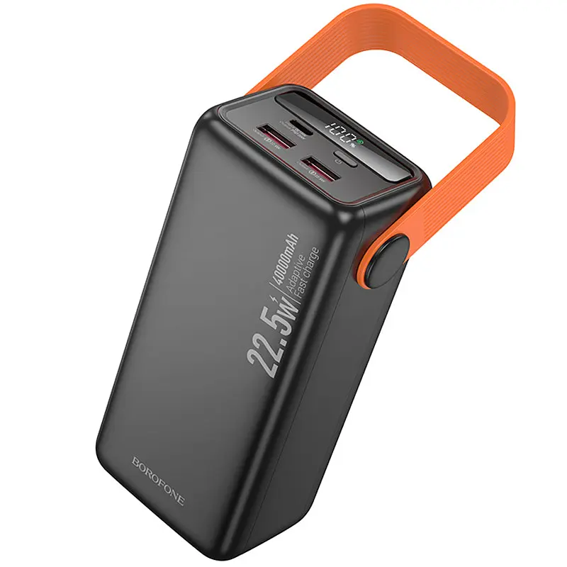Портативний ЗП Power Bank Borofone BJ66 Magnifico 22.5W+PD20W 40000 mAh Black - фото 3