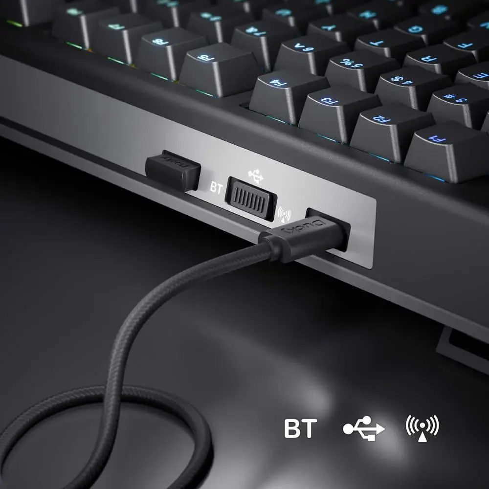 Клавіатура Ducky One X Wireless Magnetic Black (ON2408AST3-DAUSPDOECL1AS1) - фото 8