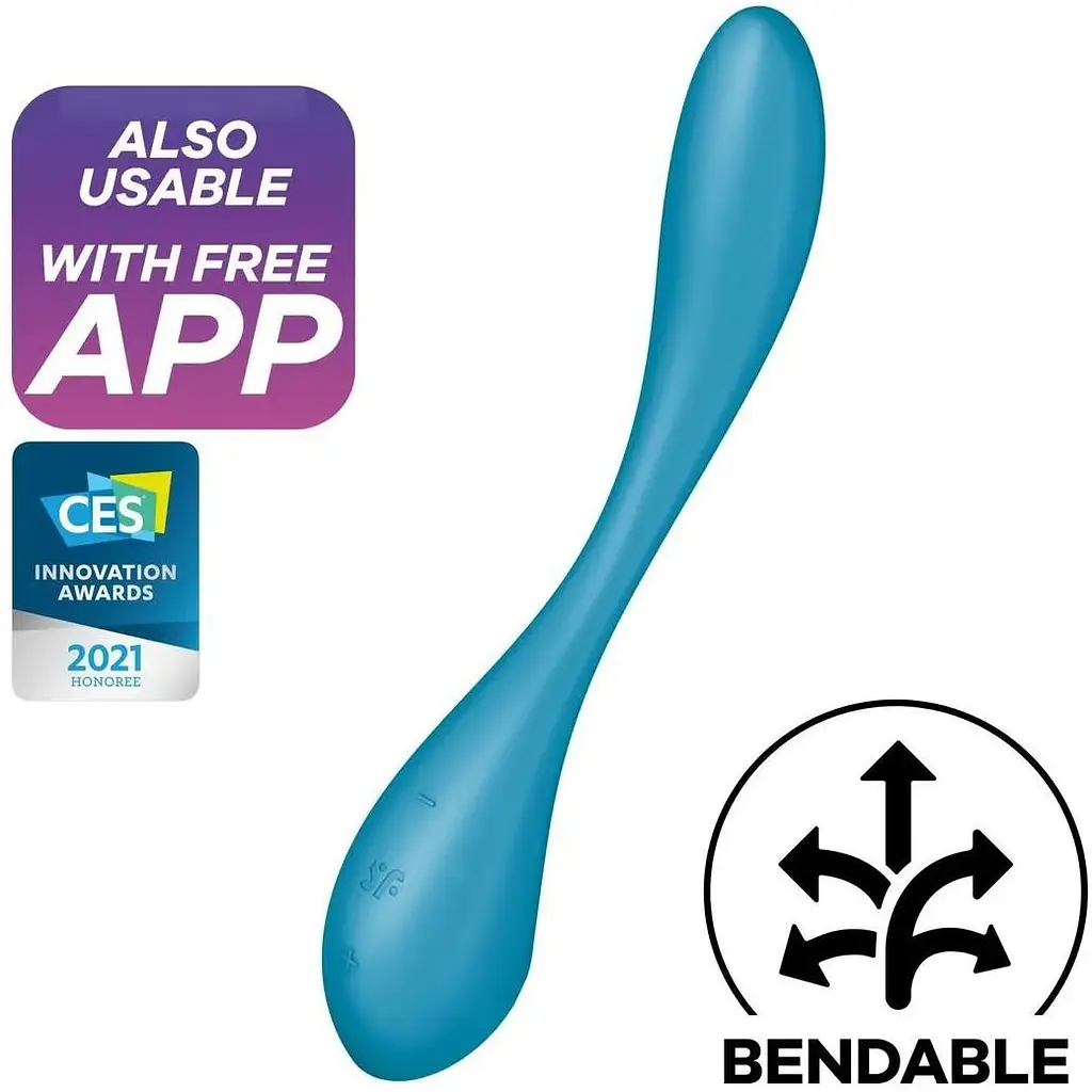 Универсальный вибратор Satisfyer G-Spot Flex 5+ Petrol - фото 2