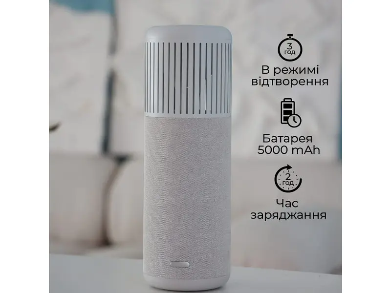 Портативна колонка HiFuture Wedge 50W Silver (wedge.silverwhite) - фото 3