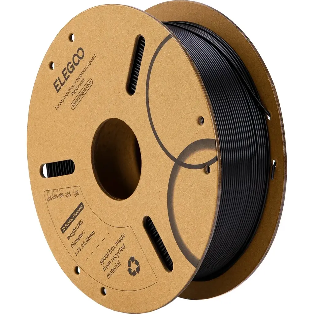 Пластик (Filament) ELEGOO PLA 1кг, 1.75мм, чорний