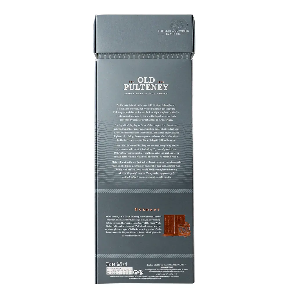 Уценка. Виски Old Pulteney Huddart Single Malt Scotch Whisky 46% 0.7 л - фото 7