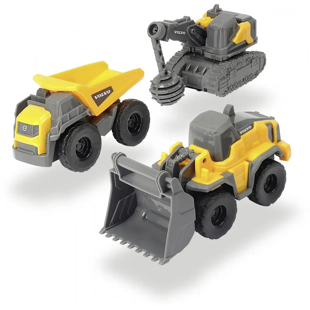Ігровий набір Dickie Toys Вольво. Мікробудівельники 2 види (3722009) - фото 2