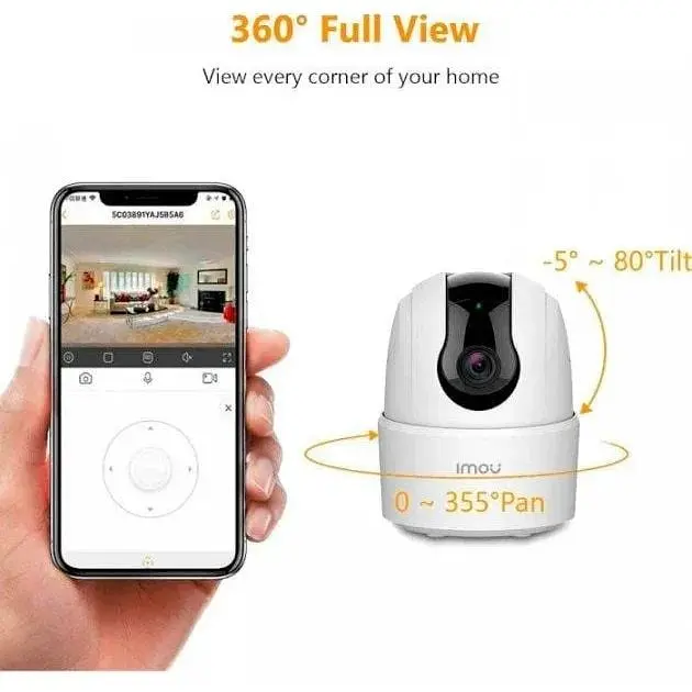 IP-камера IMOU Dahua Ranger 2C 4MP 2160p поворотная видеоняня - фото 3