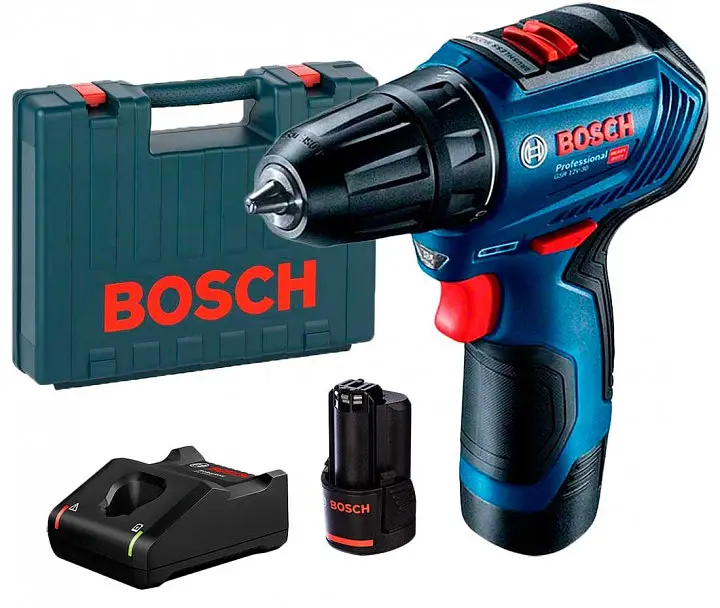 Шуруповерт-дрель аккумуляторная Professional GSR 12V-30 12В Bosch teh0025295 - фото 5