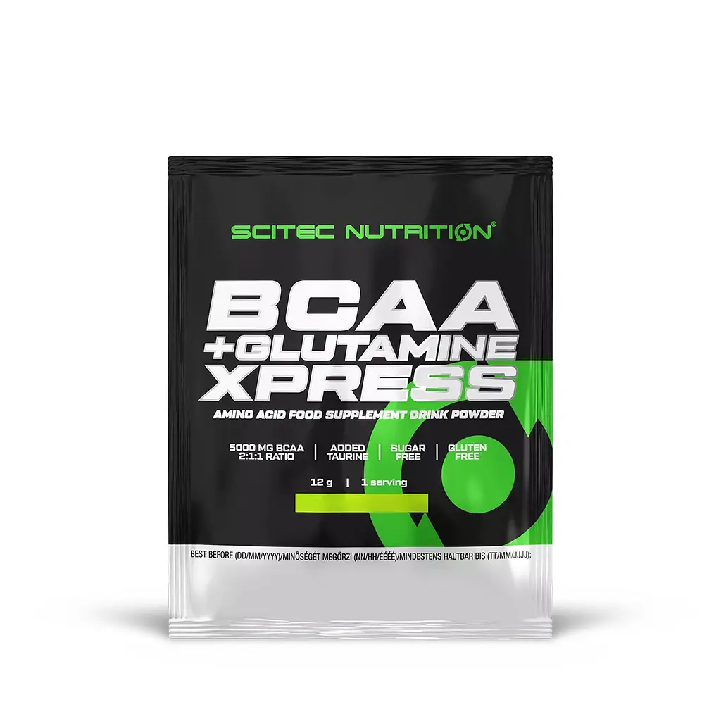 Амінокислота BCAA Scitec Nutrition BCAA+Glutamine Xpress, 12 грам - Яблуко