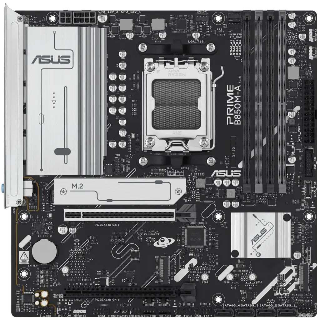 Материнская плата ASUS PRIME B850M-A-CSM - фото 3