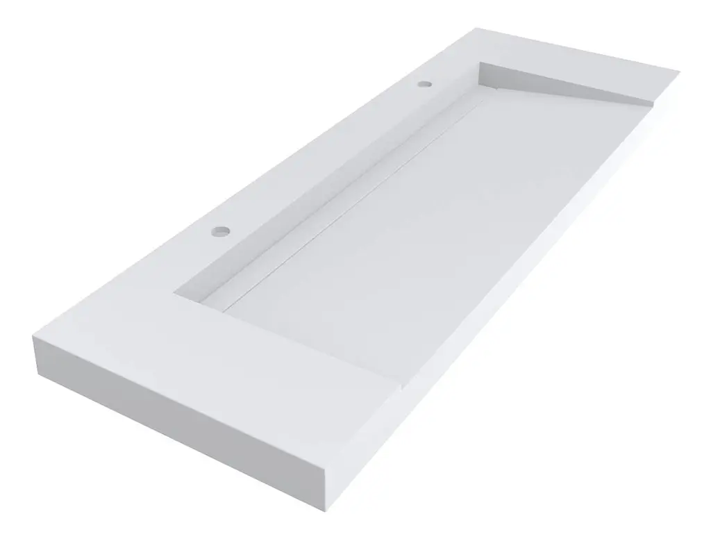 Умивальник Miraggio Olmos 1500 mirasoft Білий матовий 0001111 - фото 5