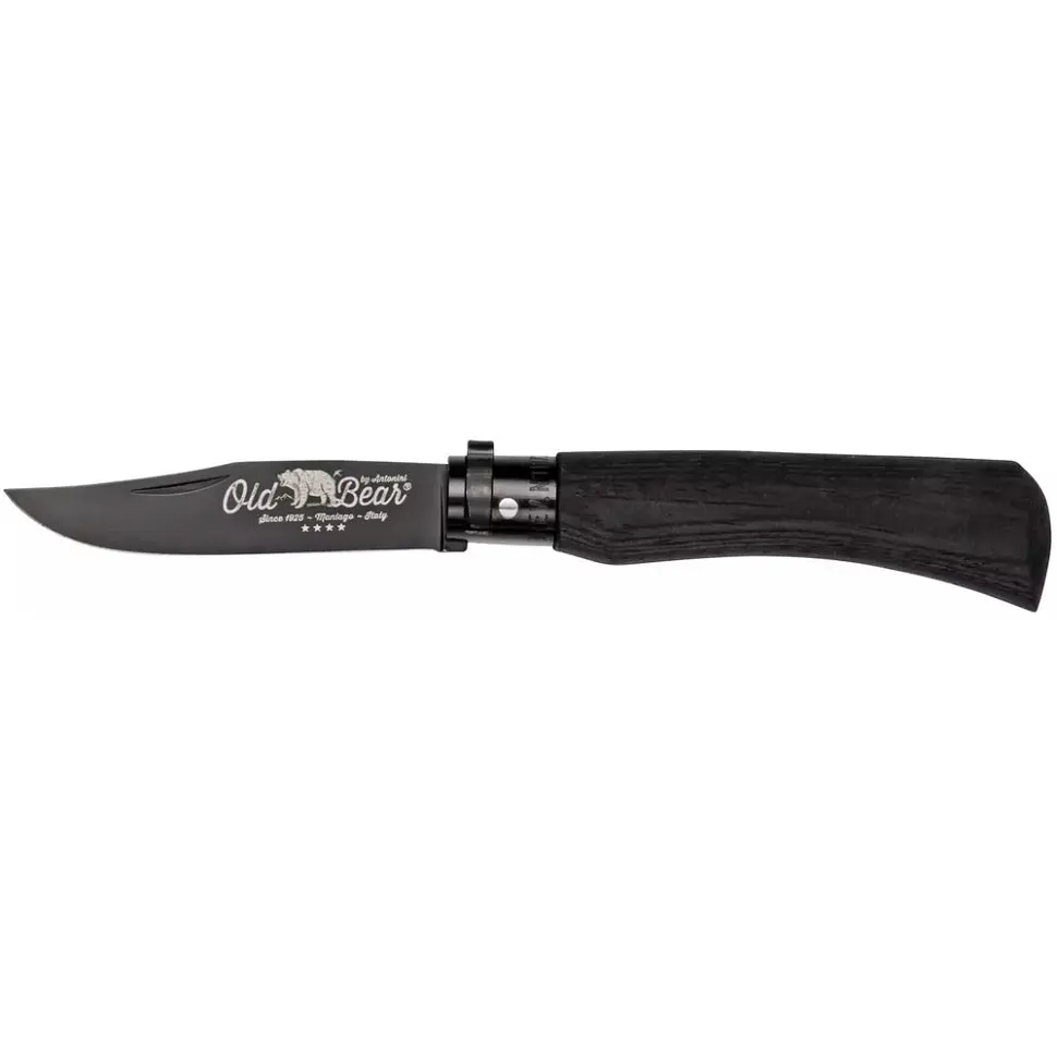 Ніж Old Bear Total Чорний M, 1.4060 steel, wood handle,, чорний
