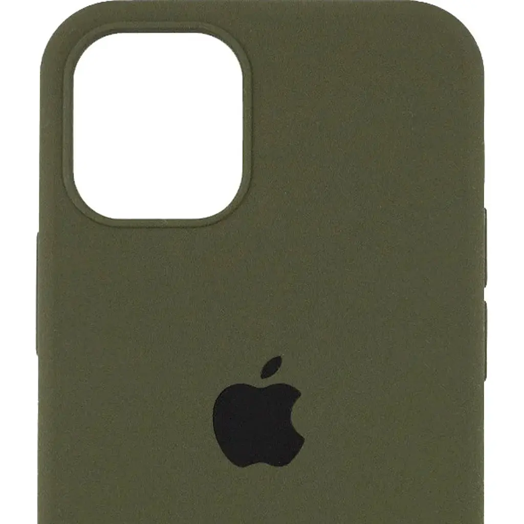 Чохол Silicone Case для Apple iPhone 15 Pro Max Dark Olive AA [92720] - фото 2