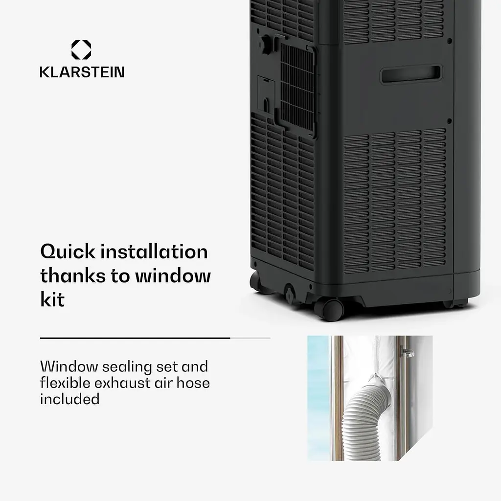 Портативний кондиціонер Klarstein Breeze Box 9K — 9000 БТЕ, інтелектуальний застосунок Б/в - фото 5