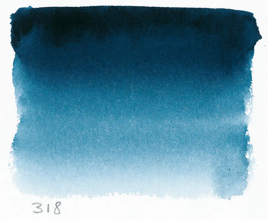 Акварельна фарба Sennelier, полукювета, S1, Прусський блакитний (Prussian Blue) - фото 2