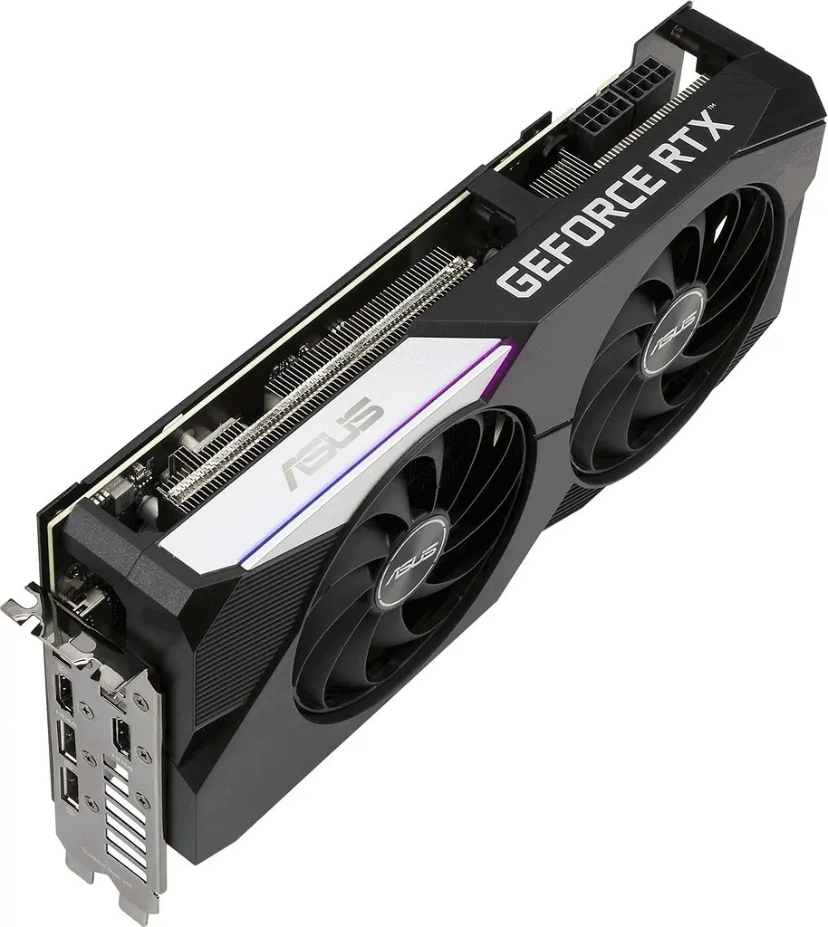 Відеокарта ASUS RTX 3070 8Gb Dual OC LHR (DUAL-RTX3070-O8G-V2) (GDDR6, 256 bit, PCI-E v4.0 x16) Б/в - фото 7