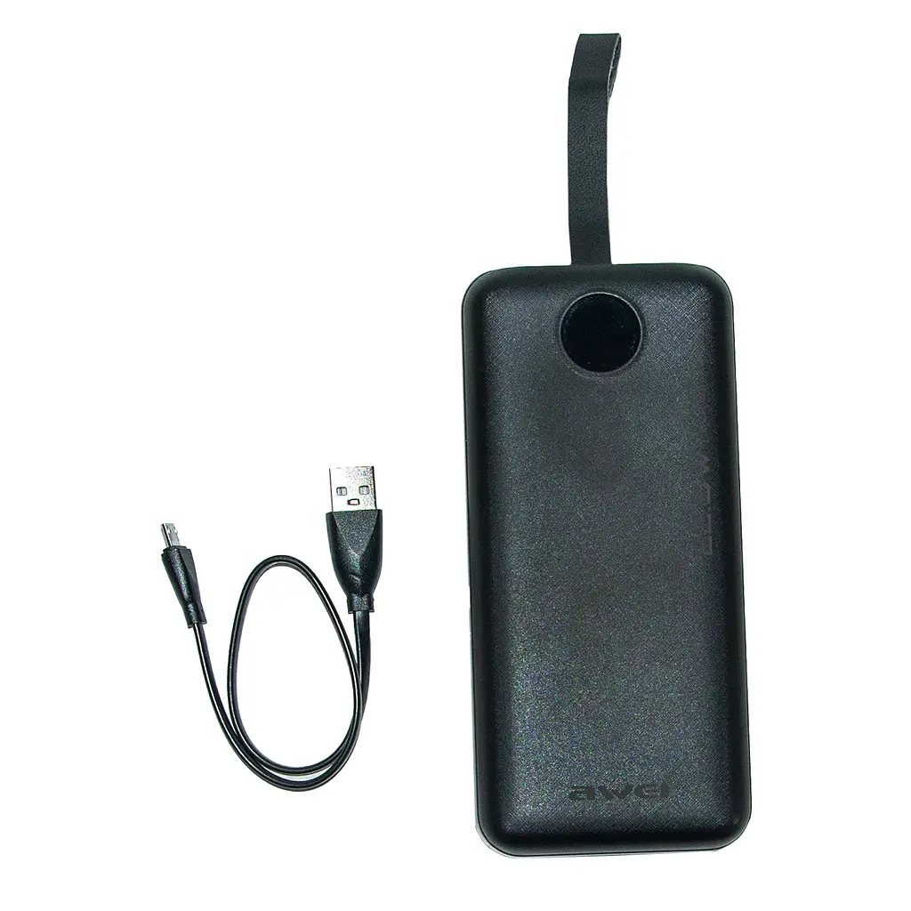Повербанк AWEI Power Bank P114k, 50000 mAh Черный, мощный повербанк для роутера, модема, powerbank type c - фото 6