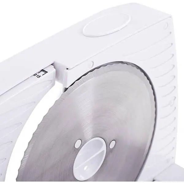 Слайсер-ломтерізка Adler AD 4703 400 Вт лезо нержавіюча сталь 0-15 мм товщина скибочки 0-15 мм - фото 2